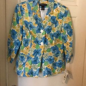 3 for $15 ☀️floral blazer by Norton McNaughton NWT